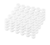 Kueohse 25 Tiras de Botes de Pintura VacíOs Tiras Mini Contenedores de Almacenamiento Transparentes Pintura Arte Manualidades Suministros para Aulas Escuelas