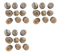 Kueohse 27 Uds. Sellos con de Animales, Molde con de Animales, Grabado de Madera, Juguetes para Niños, Suelo Fangoso, Campo Nevado, Bosque con Estampado de Pasos