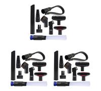 Kueohse 27X Accesorios para Accesorios de Aspiradora DoméStica: Adaptador de Manguera de Aspiradora de 2 1/2 Pulgadas A 1 1/4 Pulgadas, Herramienta para Rincones Flexible