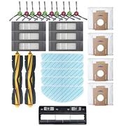 Kueohse 28 Piezas para T9 T9Max T9Power T10 Robot Aspirador con Cepillo Caja de Polvo Reemplazo de Limpieza de Filtro