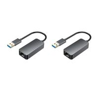 Kueohse 2X 2500Mbps USB C Ethernet A RJ45 2.5G Adaptador con Cable USB Tarjeta de Red LAN RJ45 para PC Portátil