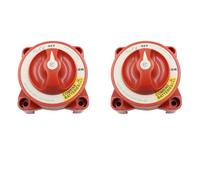 Kueohse 2X 5511E Aisladores de Interruptor Giratorio de BateríA de Doble Circuito MáS DesconexióN 12V-32V 350 Amp Serie e para AutomóVil, CamióN, Lancha RáPida
