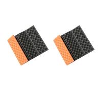 Kueohse 2X Alfombrillas para Acampar Alfombrillas de Espuma Plegables Impermeables Alfombra para Sentarse CojíN de Asiento para Acampar Al Aire Libre Parque de Picnic, Naranja