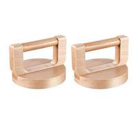 Kueohse 2X Barra de Madera para Impresión, Base Barnizada para una Presión Uniforme, Ergonómico para un Uso Cómodo