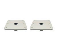 Kueohse 2X Base Asiento, Pedestal Asiento para Enchufe Poste Pasador Asiento 3/4 Pulgadas, Base Pedestal Asiento Marino Aluminio