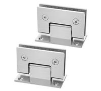 Kueohse 2X Bisagras para Puerta de Ducha de Vidrio Abrazadera para Puerta de Baño de 90 Grados Accesorios para Cuarto de Ducha para Puerta de Vidrio de 8-12 mm