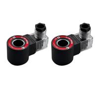 Kueohse 2X Bobina de Válvula Solenoide SP-COU-24DC 80, Diámetro Interior 18 mm