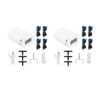 Kueohse 2X Bomba de Riego Automática para Plantas y Flores de 16 Cabezales, Accesorios, Aspersor para Plantas, Dispositivo de Riego por, Kit de de Agua
