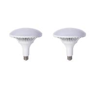 Kueohse 2X Bombilla de Luz LED de 150W Bombilla de Lámpara de Fotografía 2700K-6000K Montaje E27 de Ahorro de Energía Regulable para Estudio de Fotografía en Casa