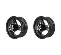 Kueohse 2X Buje de Rueda de Aluminio con Freno de Disco 90/65-6.5, Llanta de Acero para Carrito, Buje de Rueda de Scooter Eléctrico, Buje de Rueda de Aluminio para Rueda Delantera