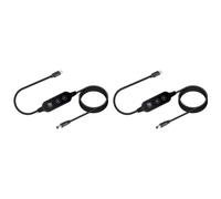 Kueohse 2X Cable Elevador de Potencia de Tipo C A CC, Voltaje Ajustable de 5 V/9 V/12 V/15 V/20 V, Cable Elevador de Carga Rápida USB C A CC.