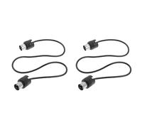 Kueohse 2X Cable Midi DIN de 5 Pines Macho A Macho Cable Midi de 5 Pines DIN A Extensión de Audio DIN de 5 Pines Cable Macho Cable DIN-5 Pines M/M