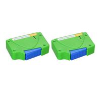 Kueohse 2X Caja de Limpieza con Extremo de Fibra, Limpiador de de Cerdo, Herramienta de Limpieza de Fibra de Casete, Herramientas de Limpieza de Fibra Óptica Ftth