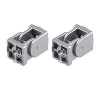 Kueohse 2X Conector de Junta Pivotante Flexible de Aleación de Zinc Fundido A Presión para Perfil de Extrusión de Aluminio Serie 3030 para Perfil de Aluminio