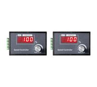 Kueohse 2X Controlador de Velocidad de Motor de CC PWM 6-60 V 30 A con Pantalla Digital y PCB Robusta: para Máquinas