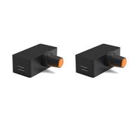 Kueohse 2X Controlador de Velocidad PWM de Alta Potencia Regulador de Ventilador Violento de PD QC Fuente de AlimentacióN de Carga RáPida Radiador de RefrigeracióN por Agua DIY