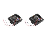 Kueohse 2X Controlador Programable FX1N-20MT MóDulo PLC Regulador Tablero de Control Industrial DC24V Controlador LóGico Programable