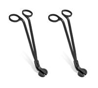 Kueohse 2X Cortador de Mecha de Vela de Primera Calidad - Cortador de Mecha de Acero Inoxidable Resistente para Velas - Bonitos Regalos para los Amantes de Las Velas