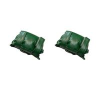 Kueohse 2X Cubierta Exterior Aislada para Grifo, Protector Heladas de Invierno, Chaqueta para Exteriores, Cubierta para Grifo de JardíN, Verde