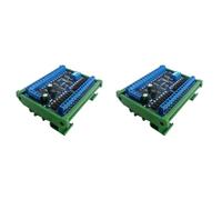 Kueohse 2X DC 12V 24V 16 Entradas 16 Salidas RS485 Interruptor Remoto PLC IO Placa de ExpansióN Modbus RTU MóDulo de Conveniencia Multifuncional