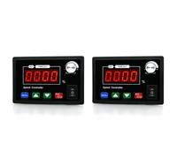 Kueohse 2X DC10-55V 40A Controlador de Velocidad del Motor Pantalla Digital Velocidad Ajustable PWM Tacómetro de Rotación de A Retroceso
