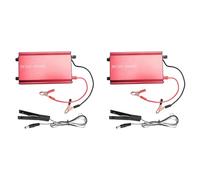 Kueohse 2X DC12V-99900W Cabezal Inversor Variable Dual Alta Potencia 12V Multifunción Conveniente Amplificador de Batería Inteligente