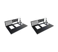 Kueohse 2X Diseño de Disipación de de Cuerpo con de Chasis Abierto Soporte de Placa Base Engrosado para Placas Base ATX/M-ATX/ITX