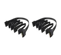 Kueohse 2X Divisor de Alimentación Sata de 15 Pines 1 A 5 Disco Duro HDD SSD Cable de Alimentación Cable de Extensión Cable de Expansión de Disco Duro