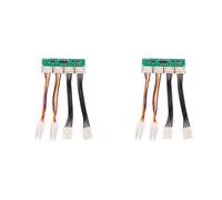Kueohse 2X Emulador de Simulador de Ventilador Cuadrado de 4 en 1 de 12 V Especial para S19k Pro Fan Spoofer Dummer