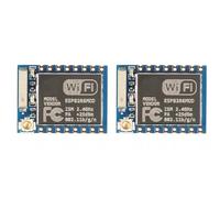 Kueohse 2X ESP8266 Puerto Serie WiFi Modelo Control Remoto Inalámbrico WiFi Modelo ESP-07 Almacenamiento 1MB