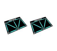 Kueohse 2X Estera de Entrenamiento de Pasos de Fútbol, Estera de Entrenamiento de Fútbol, Estera de Entrenamiento Antideslizante con Absorción de Impactos
