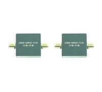 Kueohse 2X Filtro de Paso de Banda de Banda Aérea BPF de 118MHz-138MHz RX