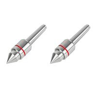 Kueohse 2X Herramienta de Torno Cónico de Fresado Giratorio de Precisión con Centro MT2 de 60° para Trabajo Pesado y Cono Morse 2MT.