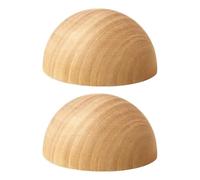Kueohse 2X Herramientas de Alfarería Molde de Modelado Semiesférico/Semicircular DIY Cuenco de Cerámica Redondo/Cesta Herramientas de Modelado de Enseñanza de Cerámica Diámetro 7cm