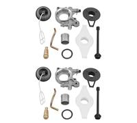 Kueohse 2X Kit de Engranaje Helicoidal de LíNea de Bomba de Aceite para 372Xp 365 371 385 390 362 570 575 576