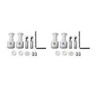 Kueohse 2X Kits de Fijación para Inodoros Suspendidos Tornillos de Fijación Pernos de Fijación Montaje en Pared Universal Asiento de Inodoro Pernos de Fijación Juego de Tornillos
