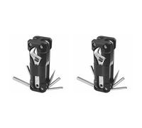 Kueohse 2X Kits Herramientas Multifuncionales para Bicicleta,Juego Herramienta ReparacióN NeumáTicos Multifuncional con Destornillador Cadena