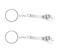 Kueohse 2X Llave Inglesa Anillo Cadena de Llave del Metal