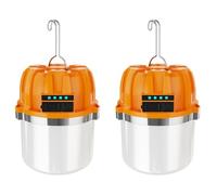 Kueohse 2X Luces LED Recargables por USB para Acampar, Tiendas de Campaña para Acampar Al Aire Libre, Linterna Colgante, Banco de Energía de Emergencia