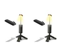 Kueohse 2X Luz de Camping Telescópica para Exteriores, 10 000 MAh, Luz de Trabajo LED Portátil, Base de Trípode Magnético, Linterna Telescópica para Acampar en Tienda de Campaña