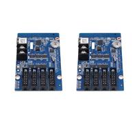 Kueohse 2X Módulo de Tarjeta de Control WiFi con Pantalla LED Pequeña de Colores RGB HD-WF4, 384 W X 256 H Píxeles, Panel Controlador de Interfaz HUB75