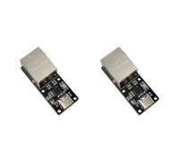 Kueohse 2X Módulo Ethernet CH397A USB-C una RJ45, Tarjeta de Red USB de 100 Mbps con Controlador de Tarjeta de Red, para Usar.