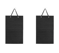 Kueohse 2X Organizador Colgante de Joyas, Soporte Plegable para Pendientes Colgantes, Capacidad para hasta 300 Pares para NiñAs y Mujeres, Negro