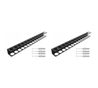Kueohse 2X Organizador de Herramientas de Pared Resistente: Soporte de Metal para Destornilladores para Almacenamiento en Garaje, Cocina y Baño