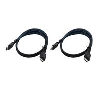 Kueohse 2X para PCIe Oculink SFF 8611 4I A Mini SAS SFF-8611 4I Cable de Extensión de Datos de Supervelocidad para Servidor Cable de Transferencia Macho A Macho