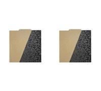 Kueohse 2X Placa de Construcción de Láminas de Pei y PEO con Superficie Texturizada de Doble Cara para Impresora 3D para Kobra2/KobraNeo 230x230 mm