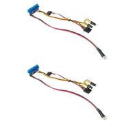 Kueohse 2X Placa de ConversióN de MóDulo de AlimentacióN de Enchufe Directo DC-ATX 160W 12V 160W PSU de Alta Potencia 24 Pines Mini ITX DC A ATX Fuente de AlimentacióN para PC
