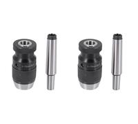 Kueohse 2X Portabrocas Sin Llave 1-16mm B18 + MT3 DIN228A Morse Taper Arbor