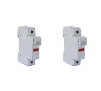 Kueohse 2X Portafusibles 1P RT18-32X CA 380 V 32 A, 1, 10 X 38 Mm, Base para Montaje en Riel DIN