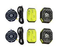 Kueohse 2X Radiador de Ventilador de Refrigeración Semiconductor Magnético para Teléfono X111 con Enfriador de Juegos Ajustable de 7 Engranajes para iOS Android Universal